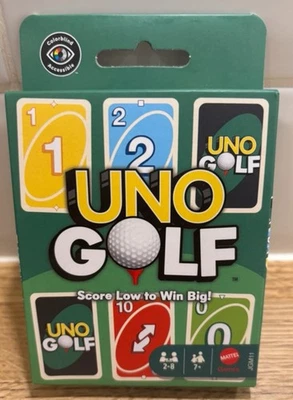UNO Golf Card Game-US Import-New-Sealed-Rare - Image 1 of 4