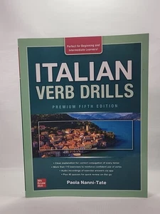 Italian Verb Drills, Premium Fifth Edition - Paperback  - Picture 1 of 9