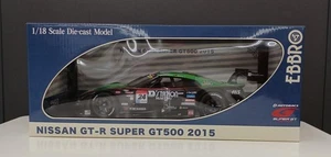 EBBRO NISSAN GT-R SUPER GT500 2015 1/18 Scale Diecast Model Car - Picture 1 of 17