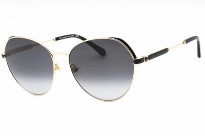 Gafas de sol KATE SPADE KSOCTVA-RHL-59 talla 59 mm 140 mm 17 mm negro dorado para mujer NUEVAS Foto 1 de 4