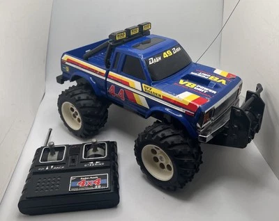 1980s Radio Shack RC Off Roader 4x4 Blue Ford With Remote - Image 1 of 4