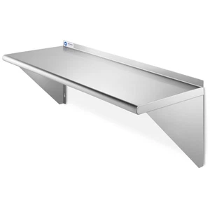 NSF Stainless Steel 12x36 Wall Shelf 16GA Commercial Kitchen Restaurant Shelving - Picture 1 of 6