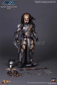 Hot Toys MMS 190 Alien vs. Predator Predators 2 AVP Scar Predator Figure 2.0 - Picture 1 of 4