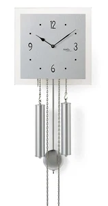 Modern wall clock with mechanical movement from AMS AM H354 NEW - Picture 1 of 1