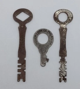 Vintage Schlüssel Miller Lock Co 3 Stück - Bild 1 von 2