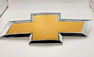 2019-2022 Chevrolet Silverado 1500 OEM Bowtie front grille gold Emblem - Image 1 of 4