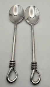Gourmet Settings Twist Teaspoons Set of 2 - Picture 1 of 1