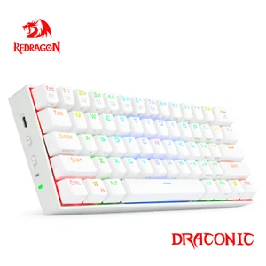 Mechanical Gaming Keyboard Wireless 61 Keys RGB Bluetooth 5.0 USB Dual Mode - Picture 1 of 12