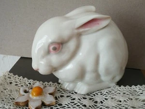  🐰Schnee-Hase, Uwe Netzsch, Hutschenreuther Selb, weiß  - Bild 1 von 6