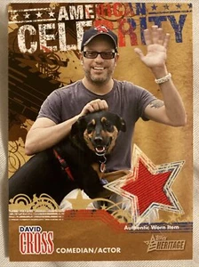 David Cross 2009 Topps American Heritage Celebrity Comedian Actor Relic ACR-DC - Picture 1 of 1