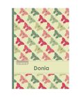 Le carnet de Donia - Lignes, 96p, A5 - Papillons Vintage, XXX