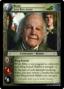 LOTR TCG Bloodlines BILBO AGED RING-BEARER 13R142 LP a Top Shelf Card - Picture 1 of 1