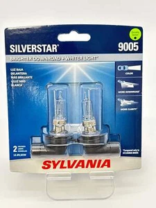 SYLVANIA Silverstar 9005 Brighter Downroad Whiter Light New in Box - Picture 1 of 5