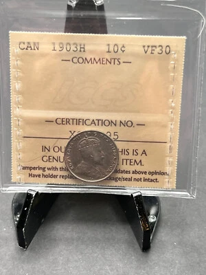 1903H Canada 10 cent  ICCS Graded VF-30 - Image 1 of 4