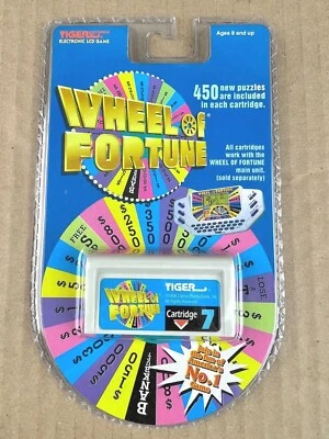 Vintage 1995 Tiger Electronics Wheel of Fortune Game Cartridge 7 - Image 1 of 2