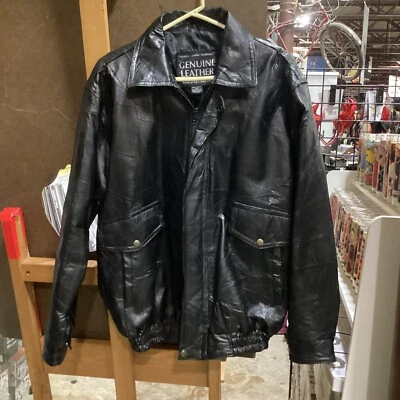 Napoline Leather Outfitters Genuine Leather Jacket Size L Foto 1 de 4