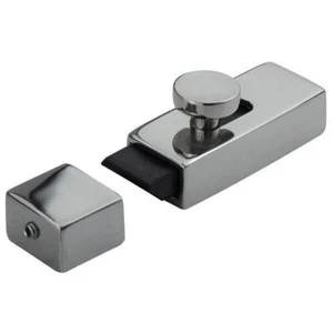 Barrel Bolt, Stainless Steel, Highly Polished Spring Closing Latch, Marine Grade - Picture 1 of 2