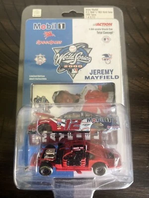 Vtg 2000 #12 Jeremy Mayfield Mobil 1 World Series 1/64 Action Diecast Toy Car - Image 1 of 4