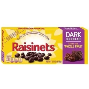 NESTLE RASINETS DARK Choclate THEATRE BOX SIZE- 3.1-oz 15 BOXES - Picture 1 of 3
