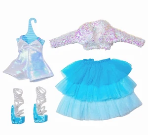 Lote Ropa Falda Zapatos Lol Omg Muñeca Perla Dulces Miss Glam Iridiscente Conjunto - Imagen 1 de 4