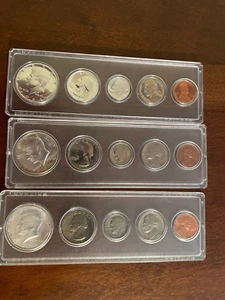 US Proof Set in Plastic Holder - 2- 1965 & 1964 - Set of 3 - Picture 1 of 2