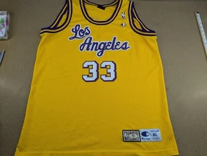 Champion EU NBA KAREEM ABDUL-JABBAR HWC Basketball Jersey Los Angeles Lakers XL - Picture 1 of 20