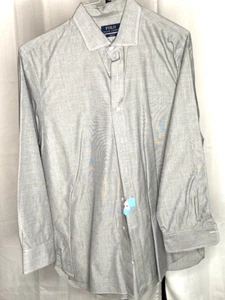 preowned, RALPH LAUREN, size 17 , 32-33, slim fit, lt. blue, dress shirt, VGC - Picture 1 of 3