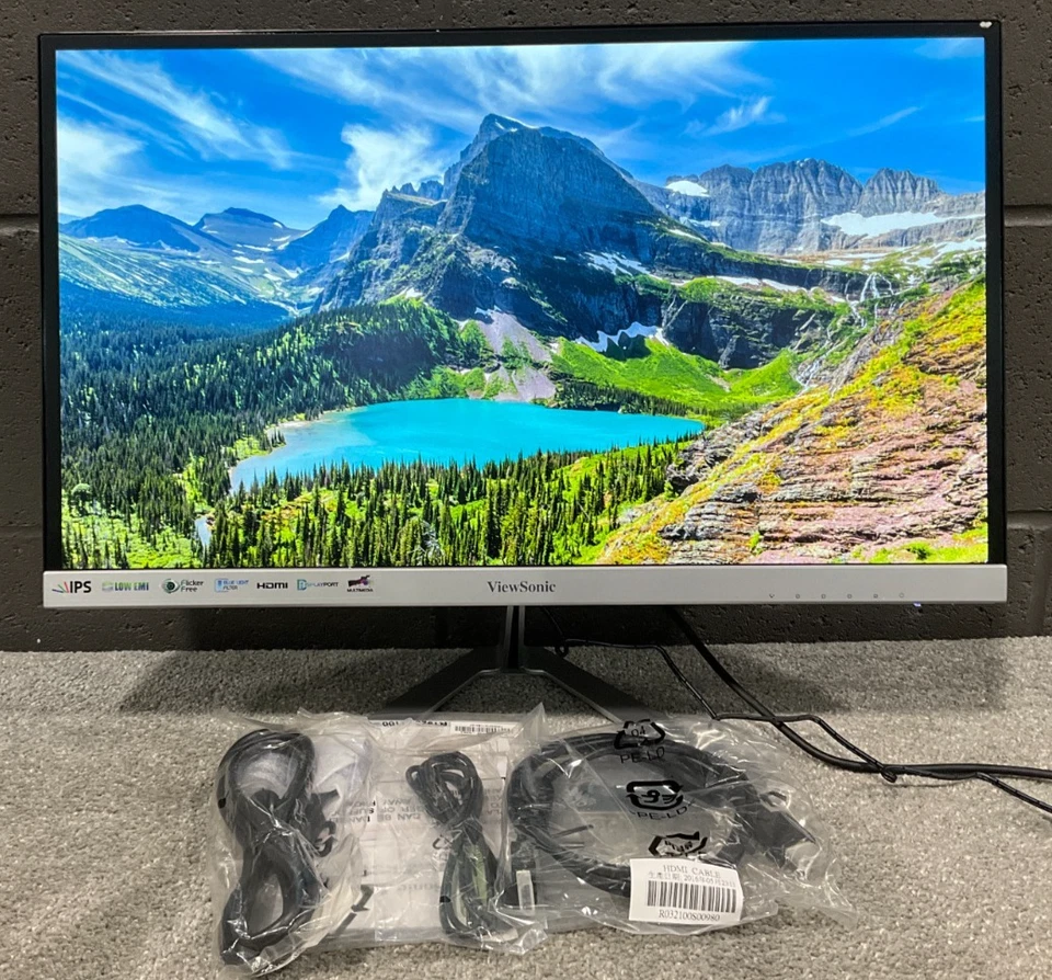 Viewsonic VX2376-SMHD 23" LED LCD Monitor 1080p VX2376-SMHD ✅❤️️✅❤️️ NEW - Image 1 of 4