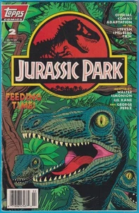 Jurassic Park, Topps Vol. 1, # 2 of 4, Official Comic Adaptation, July 1993 - Picture 1 of 8
