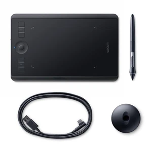 Wacom Intuos Pro S Black with Bluetooth – Drawing Tablet with Pen, Stylus Batter - Picture 1 of 8