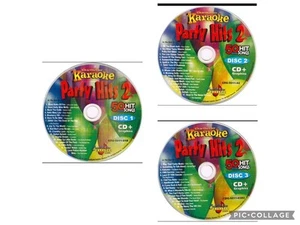 CHARTBUSTER PARTY HITS 3 CDG DISCS vol 2 KARAOKE SET 5011 OLDIES POP ROCK lot . - Picture 1 of 1