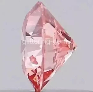 2 Ct Lab Grown Pink Diamond Round Cut VVS1 D-Color IGL Certified Loose Gem" 5SDT - Picture 1 of 5