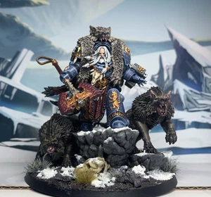 Warhammer 40k Space Wolves Logan Grimnar Made To Order - Picture 1 of 7