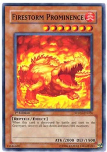 Firestorm Prominence - STON-EN026 - Common - 1st Edition Near Mint Yugioh! Card - Image 1 of 1