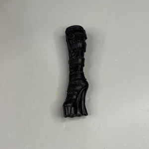 Monster High Elissabat Frights Cámara Acción Negro Bota Zapato Repuesto Derecho - Imagen 1 de 6