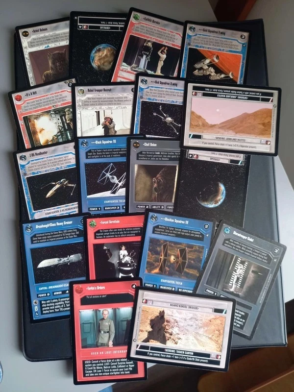  Complete set Official Tournament sealed deck star wars ccg tcg swccg decipher - Photo 1/1