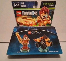 NEW Lego Dimensions Chima Laval Fun Pack 71222 57 Piece Set