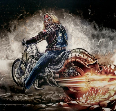 IRON MAIDEN - Powerslave in Madrid + rare Picture LP / Fan-Club-Edition-Austral. - Bild 1 von 4