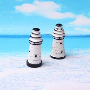  10 Pcs Miniatur-Leuchtturm Nautische Tischdeko Das Mittelmeer Schmücken