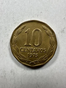CHILE 10 CENTAVOS 1975-So - Picture 1 of 2