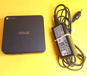 ORDENADOR COMPACTO DE SOBREMESA ASUS CHROMEBOX CN60 16GB SSD CELERON USB+ADAPTADOR DE CORRIENTE - Imagen 1 de 6
