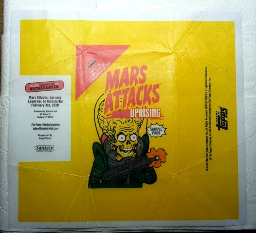 2020 Topps Mars Attacks Uprising Sample Pack Wrapper - Image 1 of 1