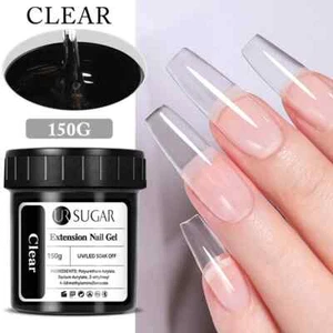 50g Clear Extension Nail Gel Polish Nails Finger Extension Acrylic Nail Manicure - Picture 1 of 48