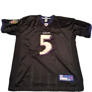 Joe Flacco #5 Baltimore Ravens NFL Reebok Jersey Size Men’s L/XL
