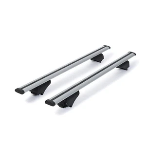 Portaequipajes adecuado para Hyundai i20 Active a partir de 2015+ barras de techo abiertas 125 cm gris - Imagen 1 de 11