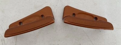 NOS OEM Chevrolet Corvette Indy Pace Car Outside Door Handle 2007 ORANGE (PAIR) - Image 1 of 4