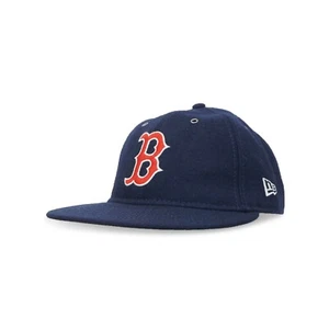 Boston Red Sox New Era MLB 59FIFTY Retro Crown Wool Navy Blue Fitted Cap Hat - Picture 1 of 6