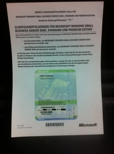 5 Device CALs für Microsoft Small Business Server 2003 (SBS) mit MWST-Rechnung - Bild 1 von 1