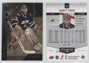 2009-10 Upper Deck Black Diamond Gold /10 Marty Turco #120
