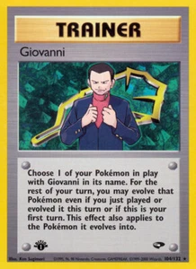 2000 Pokemon TCG: Gym Challenge - Giovanni - 1st Edition - Near Mint - Picture 1 of 1